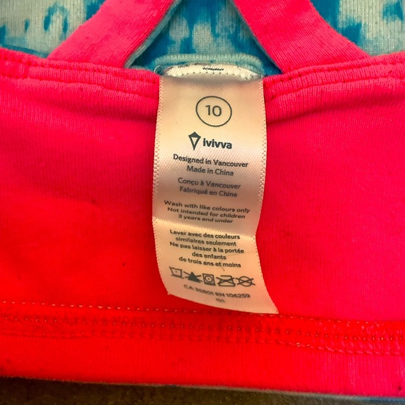 Ivviva sports bras (size 10) - Picture 3 of 6